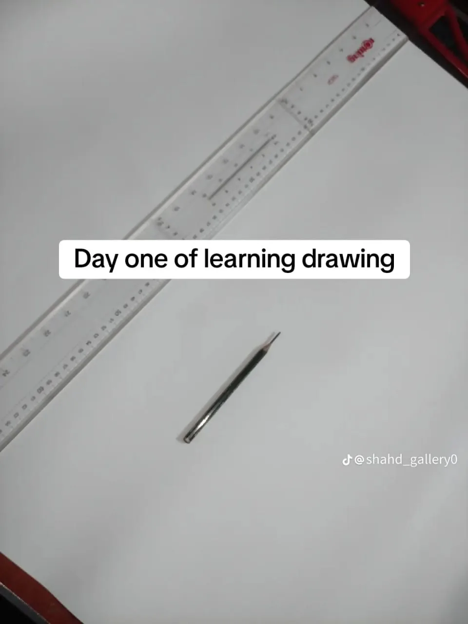 Day one of learning drawing
